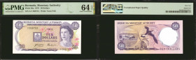 BERMUDA. Bermuda Monetary Authority. 10 Dollars, 1978. P-30a. PMG Choice Uncirculated 64 EPQ.