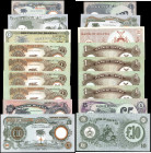 BIAFRA. Lot of (9). Bank of Biafra. Mixed Denominations, ND (1968-69). P-2 to 7. Extremely Fine to Uncirculated.

A grouping of nine Biafra notes. C...