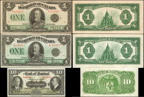 CANADA. Lot of (3). Mixed Banks. 1 & 10 Dollars, 1923 & 1935. P-Various. Very Fine to Extremely Fine.

Included in this lot are two Dominion of Cana...