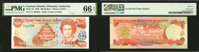 CAYMAN ISLANDS. Cayman Islands Monetary Authority. 100 Dollars, 1998. P-25. PMG Gem Uncirculated 66 EPQ.