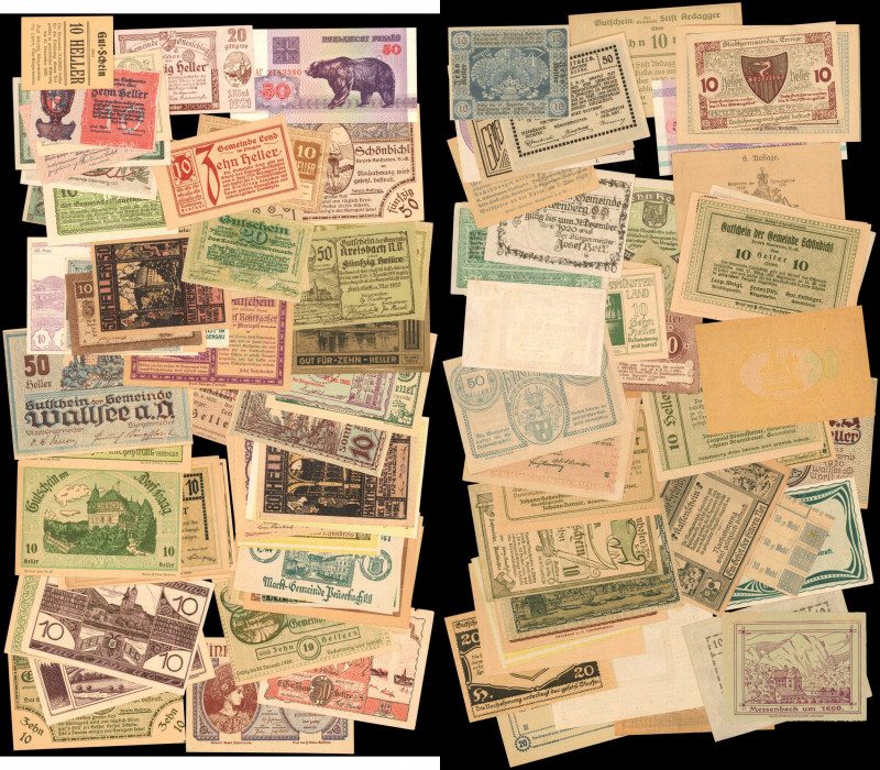 GERMANY. Lot of (54). Mixed Banks. Mixed Denominations, Mixed Dates. P-Various. ...