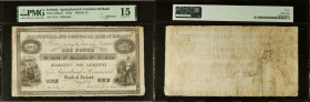 IRELAND. Agriculture & Commercial Bank. 1 Pound, 1838-39. P-Unlisted. PMG Choice Fine 15.

Kilkenny. Dated 1839.
