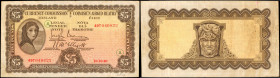IRELAND. Currency Commission Ireland. 5 Pounds, 1940. P-3C. Very Fine.

An annotation and pinholes are noticed.