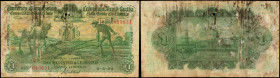 IRELAND. The Munster & Leinster Bank Limited. 1 Pound, 1929. P-20a. Very Good.

An elusive Munster & Leinster 1 Pound note. Pinholes, holes/missing ...