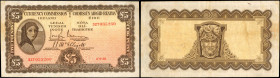IRELAND. Currency Commission Ireland. 5 Pounds, 1938. P-39. Fine.

Pinholes and staining are noticed.