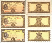 IRELAND, REPUBLIC. Lot of (3). Central Bank of Ireland. 5 Pounds, 1945-66. P-58b, 58c & 65a. Very Fine to Uncirculated.