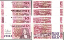 IRELAND, REPUBLIC. Lot of (4). Central Bank of Ireland. 10 Pounds, 1978-91. P-72a & 72c. About Uncirculated to Uncirculated.

A nice grouping of dat...
