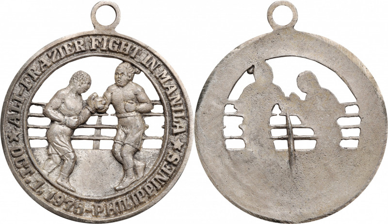 PHILIPPINES. Ali-Frazier "Thrilla in Manila" Pendant, 1975. VIRTUALLY AS MADE.
...