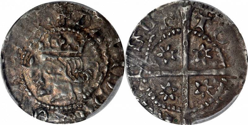 SCOTLAND. Penny, ND (1333-57). David II. PCGS AU-50.

S-5088. Left facing bust...