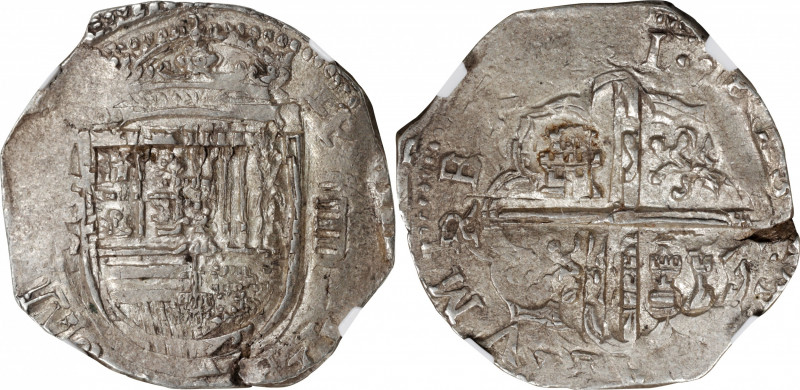 SPAIN. Cob 4 Reales, 1611-S B. Seville Mint. Philip III. NGC MS-64.

KM-33.4; ...