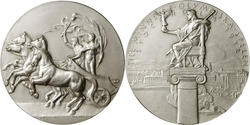 SWEDEN. Olympic Games Participant Tin Medal, 1912. For the Summer Games (V Olymp...