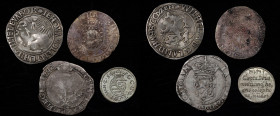 MIXED LOTS. Quartet of 'Jehovah' Types, 1602-53. Average Grade: FINE.

Four European minors in silver or billon, all featuring some reference to Jeh...
