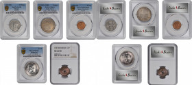 MIXED LOTS. Quintet of World Issues (5 Pieces), 1906-61. All PCGS or NGC Certified.

1) Philippines. 1/2 Piso, 1961. PCGS MS-66. KM-191. Struck for ...