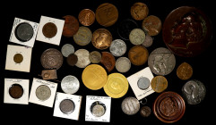 MIXED LOTS. Group of Tokens and Medals (39 Pieces). Grade Range: FINE to UNCIRCULATED.

A very eclectic and ranging assortment, this grouping would ...