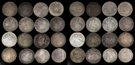 MIXED LOTS. Mixed New World 8 Reales (16 Pieces), 1783-1897. Grade Range: FINE to VERY FINE.

A mix of 8 Reales from Mexico and Peru, both colonial ...