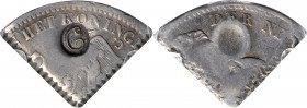 CURACAO. Curacao - Netherlands. 1/4 Gulden, ND (1838). PCGS F-15; Countermark: AU Details.

KM-27; Prid-pg.253 Fig.29. Weight: 2.59 gms. Issued by l...