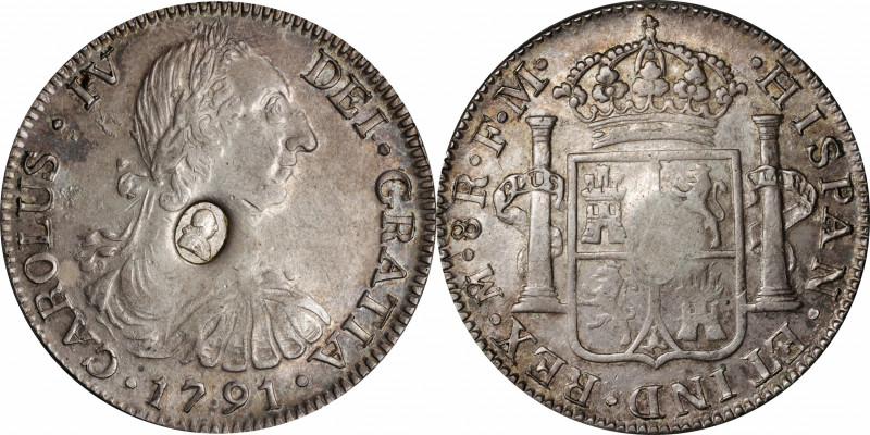 GREAT BRITAIN. Great Britain - Mexico. Contemporary Counterfeit Dollar, ND (1797...