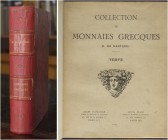 [Nanteuil.] Florange, J. & Ciani, L. Collection de monniaes grecques H. de Nanteuil. Paris, 1925. Two parts in one volume. Thick 4to., pp. xiv, 343, (...