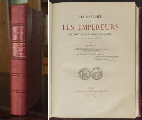 De Witte, J. Recherches sur les empereurs qui ont régné dans les Gaules au IIIe ...