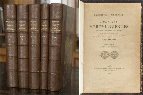 France. Belfort, A. de, Description générale des monnaies mérovingiennes par ord...