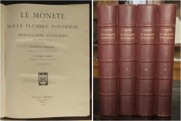 Italy. Papal. Serafini, C. Le monete e le bolle plumbee pontificie del medaglier...