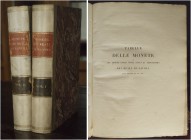 Italy. Savoia. Promis, D. Monete dei reali di Savoia. Torino; Tipografia Chirio e Mina, 1841. Two volumes. 4to., pp. (2), xi, (1), 530, (2); (2), 323,...