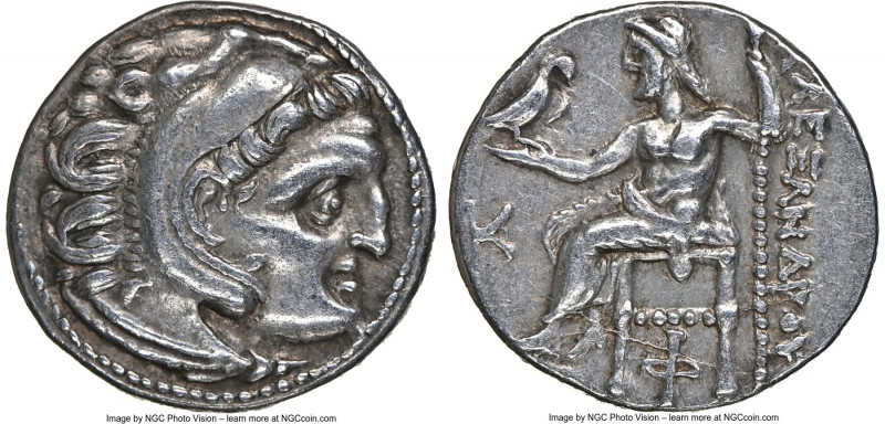 MACEDONIAN KINGDOM. Alexander III the Great (336-323 BC). AR drachm (18mm, 4.23 ...