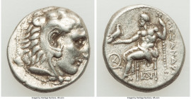 MACEDONIAN KINGDOM. Alexander III the Great (336-323 BC). AR drachm (17mm, 4.22 gm, 1h). Choice VF. Posthumous issue of Sardes, under Antigonus I Mono...