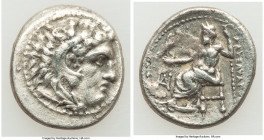 MACEDONIAN KINGDOM. Alexander III the Great (336-323 BC). AR drachm (17mm, 4.04 gm, 11h). Choice VF. Lifetime issue of Miletus, ca. 325-323 BC. Head o...