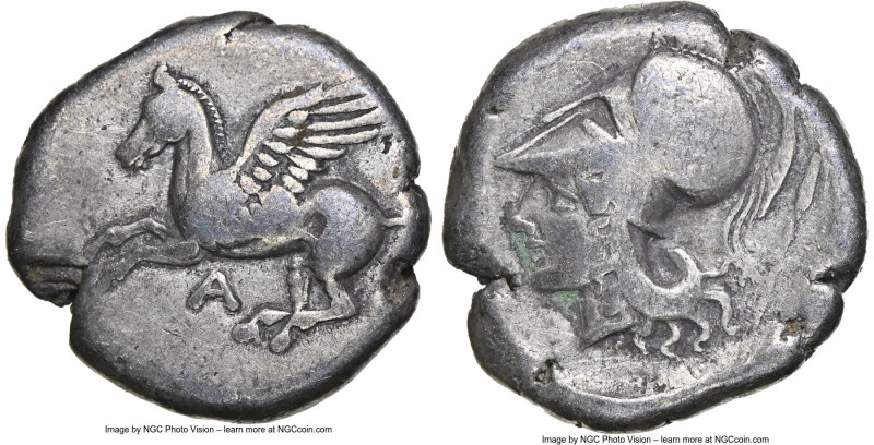 EPIRUS. Ambracia. Ca. 404-336 BC. AR stater (19mm, 8.32 gm, 7h). NGC Choice Fine...