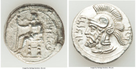 CILICIA. Tarsus. Pharnabazus, as Satrap (ca. 380-374/3 BC). AR stater (22mm, 10.64 gm, 7h). VF. Ca. 380-379 BC. B'LTRZ (Aramaic), Ba'altars seated lef...