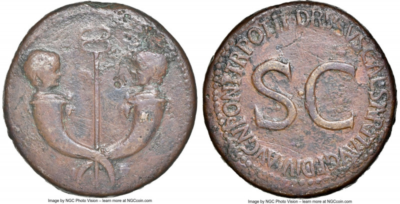 Drusus Caesar, for Tiberius Gemellus and Germanicus the Younger (AD 19-23). AE s...