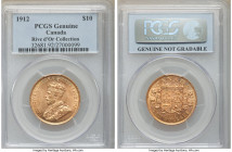George V gold 10 Dollars 1912 Genuine PCGS, Ottawa mint, KM27. AGW 0.4837 oz. Ex. Rive d'Or Collection

HID09801242017

© 2020 Heritage Auctions |...