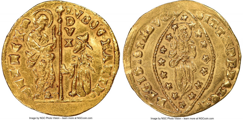 Venice. Ludovico Manin gold Zecchino ND (1789-1797) MS61 NGC, KM755, Fr-1445. 3....