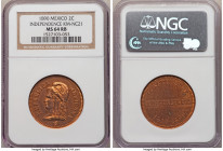 Republic bronze Medallic Pattern 2 Centavos 1890 MS64 Red and Brown NGC, KM-XNC21. Privately issued pattern. Independence. 

HID09801242017

© 202...