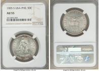 USA Administration 50 Centavos 1905-S AU55 NGC, San Francisco mint, KM167.

HID09801242017

© 2020 Heritage Auctions | All Rights Reserved