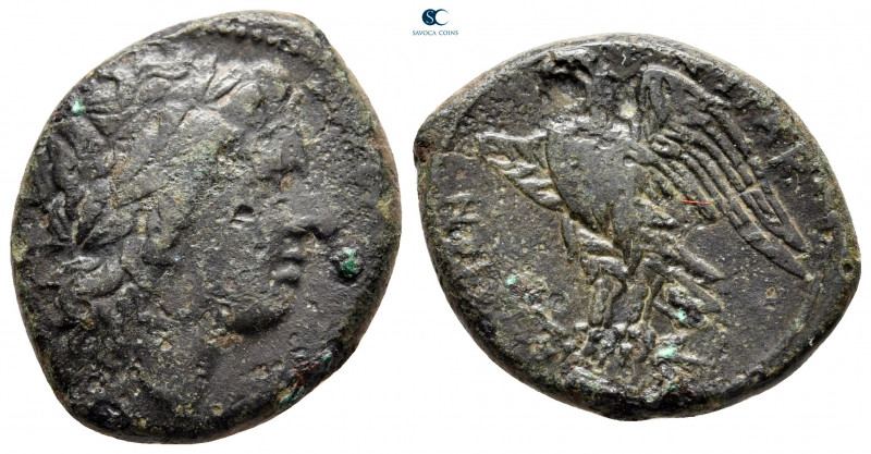 Sicily. Syracuse. Hiketas 287-278 BC. 
Bronze Æ

23 mm, 7,09 g



very fi...