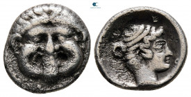 Macedon. Neapolis circa 405-385 BC. Hemidrachm AR