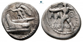Kings of Macedon. Tarsos. Demetrios I Poliorketes 306-283 BC. Hemidrachm AR