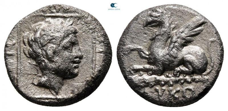 Thrace. Abdera circa 350-280 BC. 
Tetrobol AR

12 mm, 1,55 g



very fine