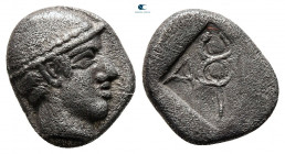 Thrace. Ainos circa 474-449 BC. Diobol AR
