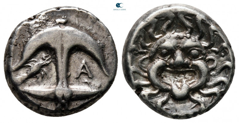 Thrace. Apollonia Pontica circa 480-450 BC. 
Drachm AR

14 mm, 3,32 g



...
