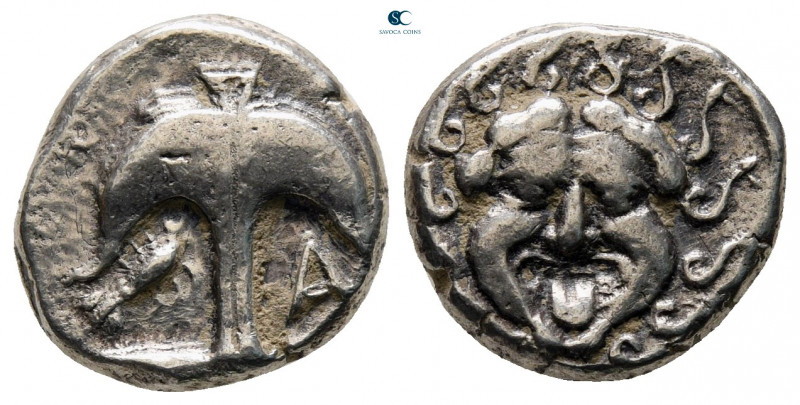 Thrace. Apollonia Pontica circa 480-450 BC. 
Drachm AR

13 mm, 3,09 g



...