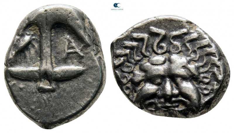 Thrace. Apollonia Pontica circa 480-450 BC. 
Drachm AR

15 mm, 3,40 g



...