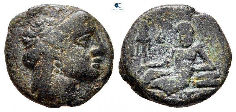 Thrace. Odessos circa 150-80 BC. 
Bronze Æ

13 mm, 1,80 g



nearly very ...