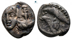 Moesia. Istrus circa 400-350 BC. Diobol AR