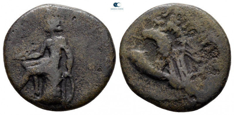 Moesia. Istrus circa 200-100 BC. 
Bronze Æ

18 mm, 3,64 g



nearly very ...