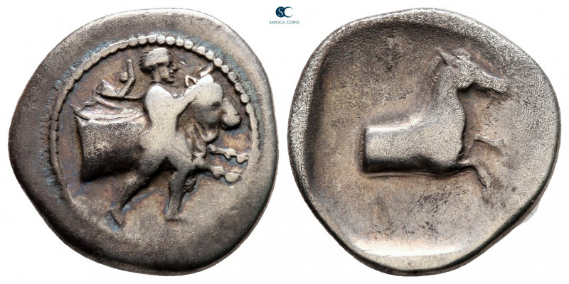 Thessaly. Pharkadon circa 440-400 BC. 
Hemidrachm AR

16 mm, 2,74 g



ve...