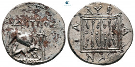 Illyria. Dyrrhachion circa 250-200 BC. Silver Plated Drachm AE