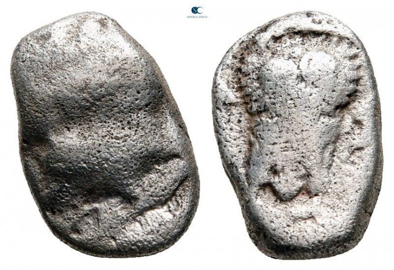 Attica. Athens circa 449-404 BC. 
Triobol AR

13 mm, 1,96 g



fine